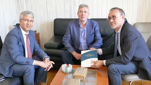 CIHEAM President and Secretary General for Agriculture in Morocco visits IAMZ to celebrate its 50th anniversary