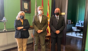 Meeting between the Director of CIHEAM Zaragoza and the Rector of the University of Zaragoza
