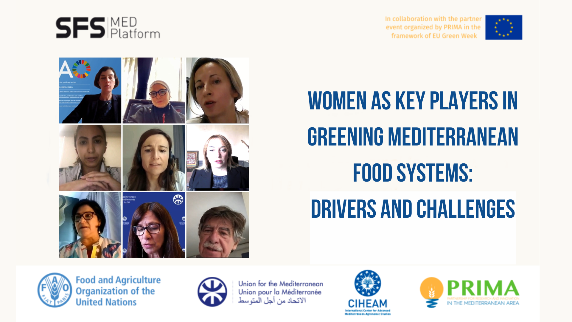El papel esencial de las mujeres para construir sistemas agroalimentarios más inclusivos y sostenibles en el Mediterráneo