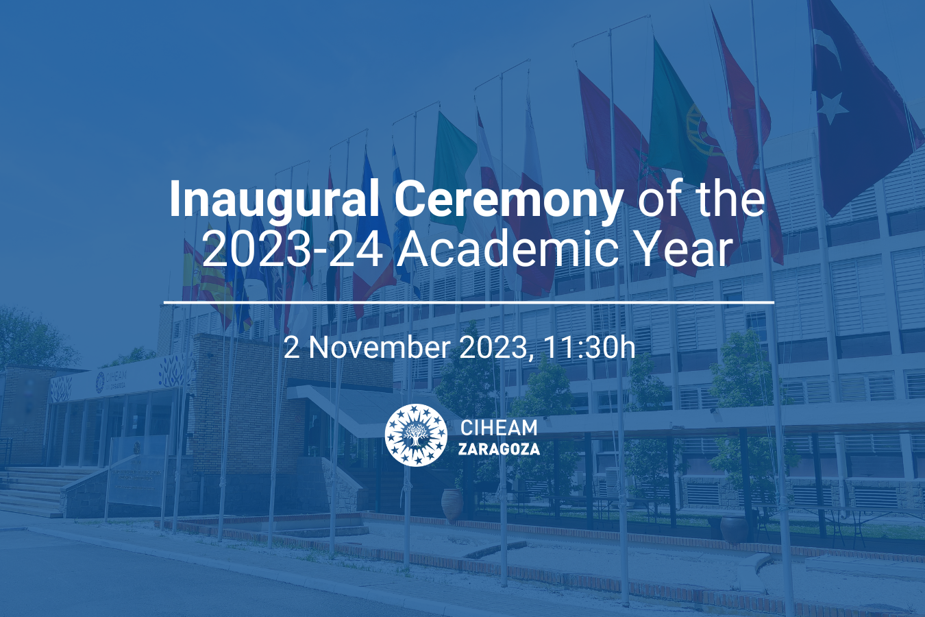 Inaugural ceremony of the 2023-2024 academic year at CIHEAM Zaragoza