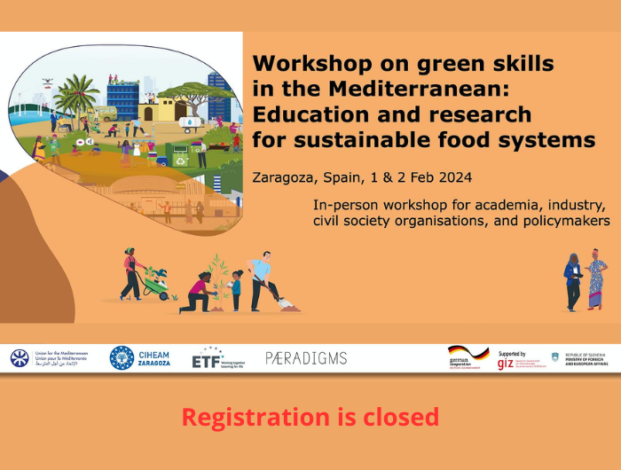 Seminario sobre competencias ecológicas en el Mediterráneo: formación e investigación para un sistema alimentario sostenible