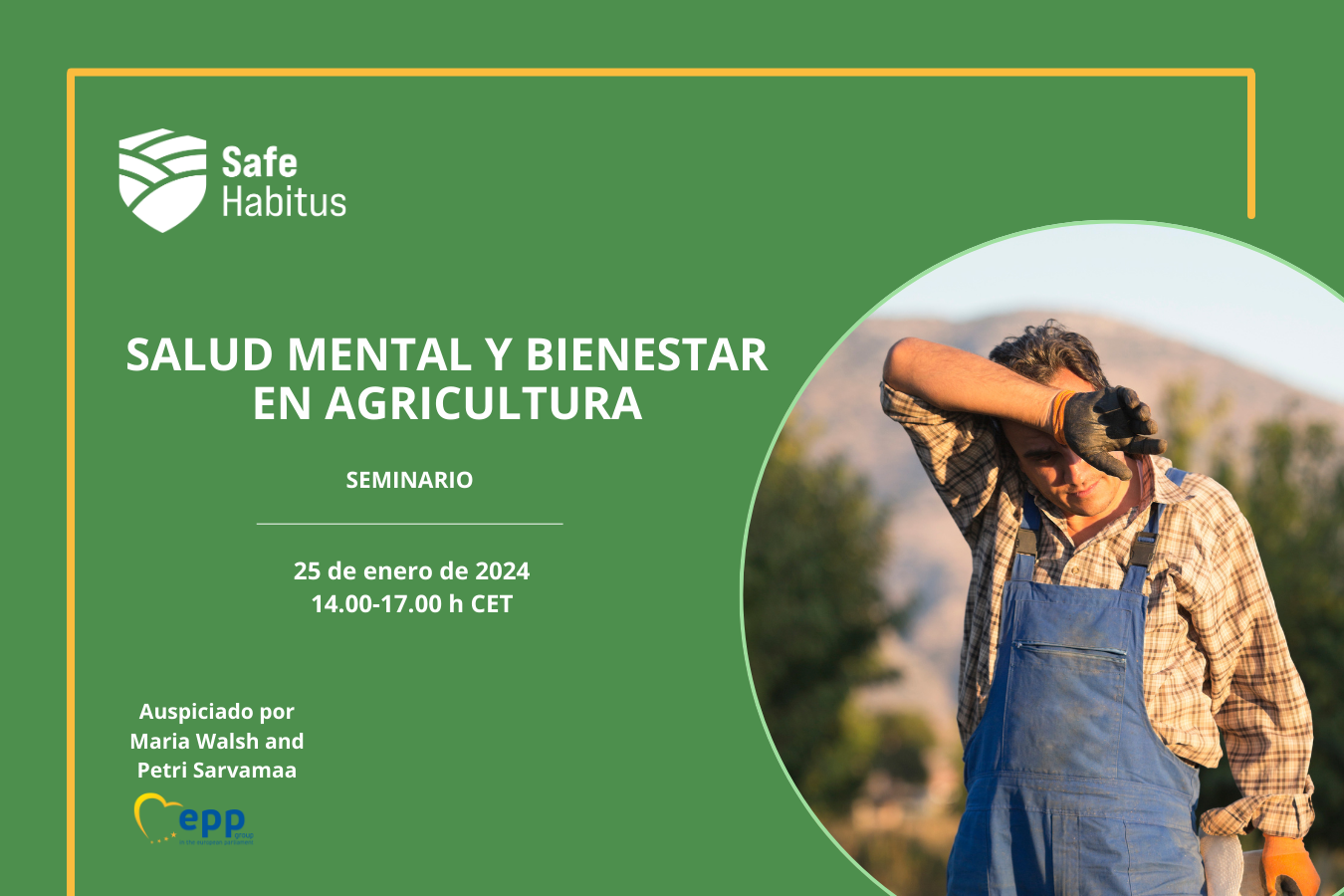 El CIHEAM Zaragoza lidera un seminario sobre salud mental en agricultura en el marco del proyecto europeo SafeHabitus