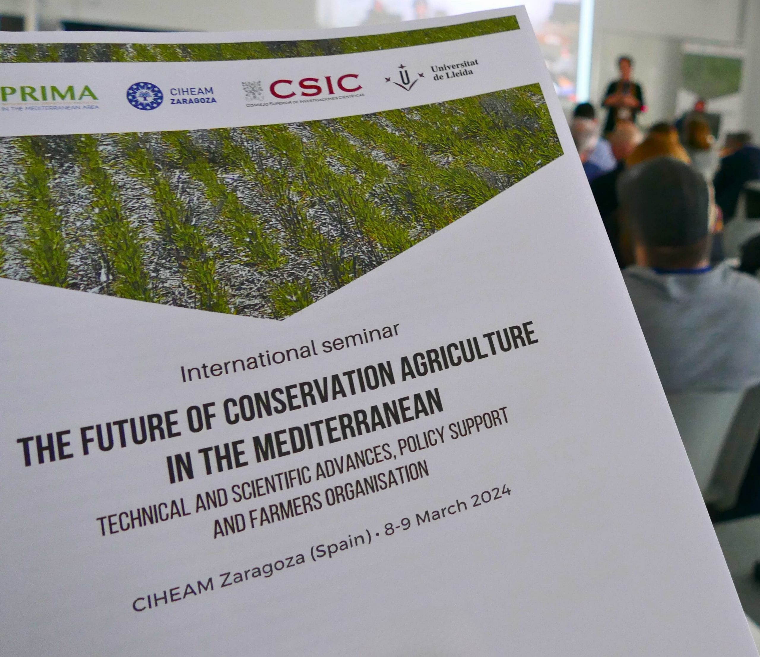 Un seminario sobre agricultura de conservación pone el broche final al proyecto CAMA en el CIHEAM Zaragoza